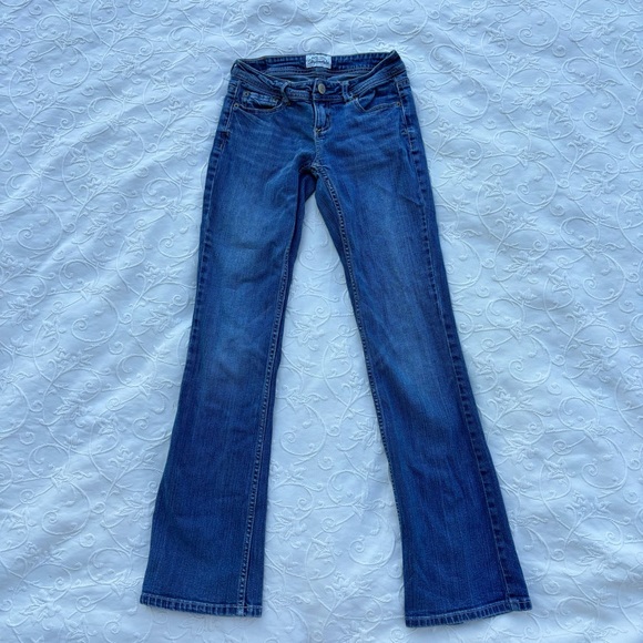 Aeropostale Chelsea Low Rise Bootcut Curvy Jeans 00 Long - Picture 1 of 9